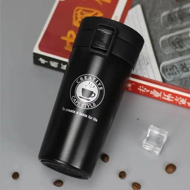 Travel Coffee Mug Stainless Steel Thermos Tumbler Cups Vacuum Flask Thermo Water Bottle Tea Mug Thermocup - Tree of Life
