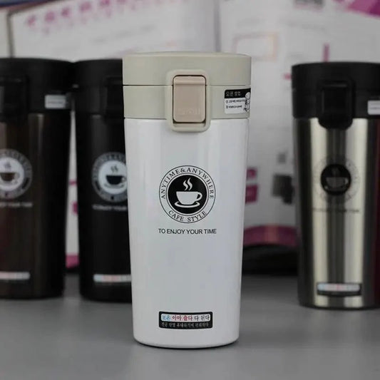 Travel Coffee Mug Stainless Steel Thermos Tumbler Cups Vacuum Flask Thermo Water Bottle Tea Mug Thermocup - Tree of Life