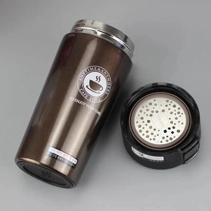 Travel Coffee Mug Stainless Steel Thermos Tumbler Cups Vacuum Flask Thermo Water Bottle Tea Mug Thermocup - Tree of Life