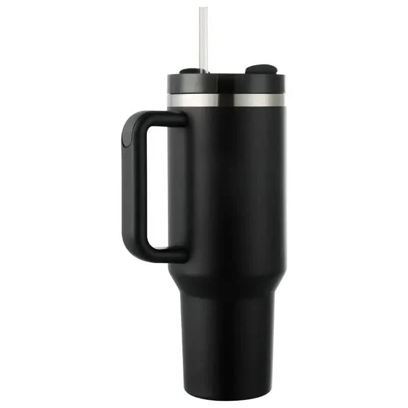 Tumbler with Handle And Straw Lid, Leak-proof Travel 40oz Coffee Mug - Tree of Life