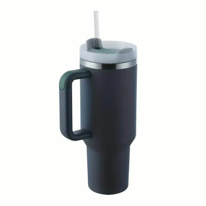 Tumbler with Handle And Straw Lid, Leak-proof Travel 40oz Coffee Mug - Tree of Life