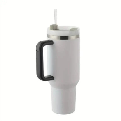 Tumbler with Handle And Straw Lid, Leak-proof Travel 40oz Coffee Mug - Tree of Life