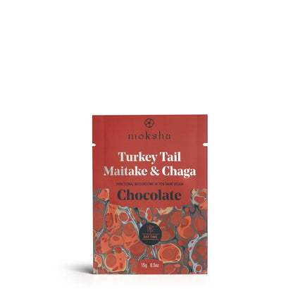 Forest Reserve™ Turkey Tail, Maitake, & Chaga Mushroom Chocolate Squares - Tree of Life