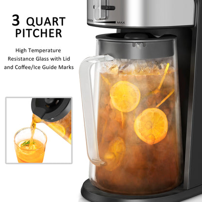 3 Quart Glass Pitcher for Wirsh Iced Tea Maker - Tree of Life