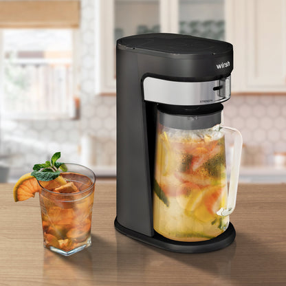 Wirsh Iced Coffee Maker,  Iced Tea Maker with 85 Ounce Pitcher,Strength Control and Reusable Filter - Tree of Life