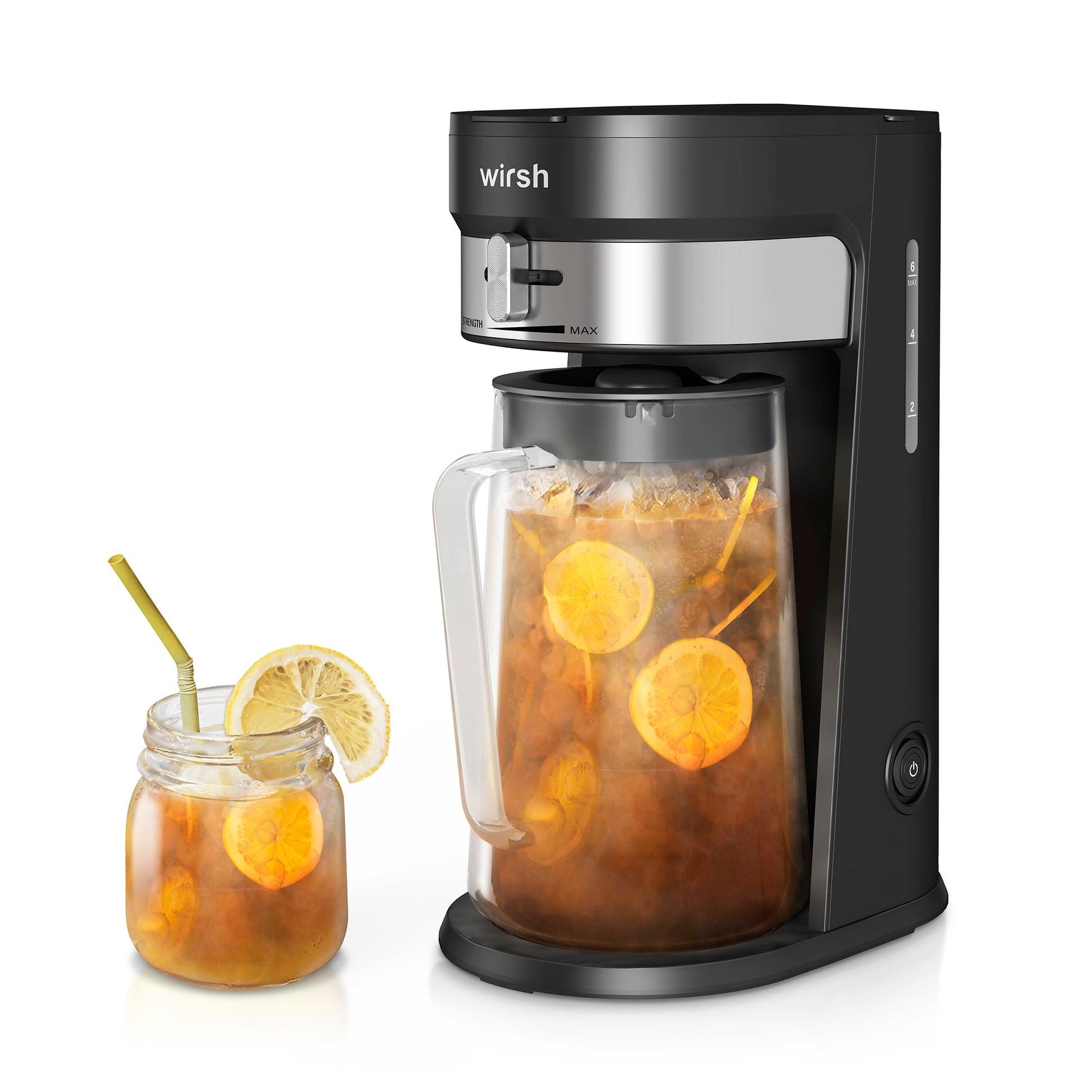 Wirsh Iced Coffee Maker,  Iced Tea Maker with 85 Ounce Pitcher,Strength Control and Reusable Filter - Tree of Life