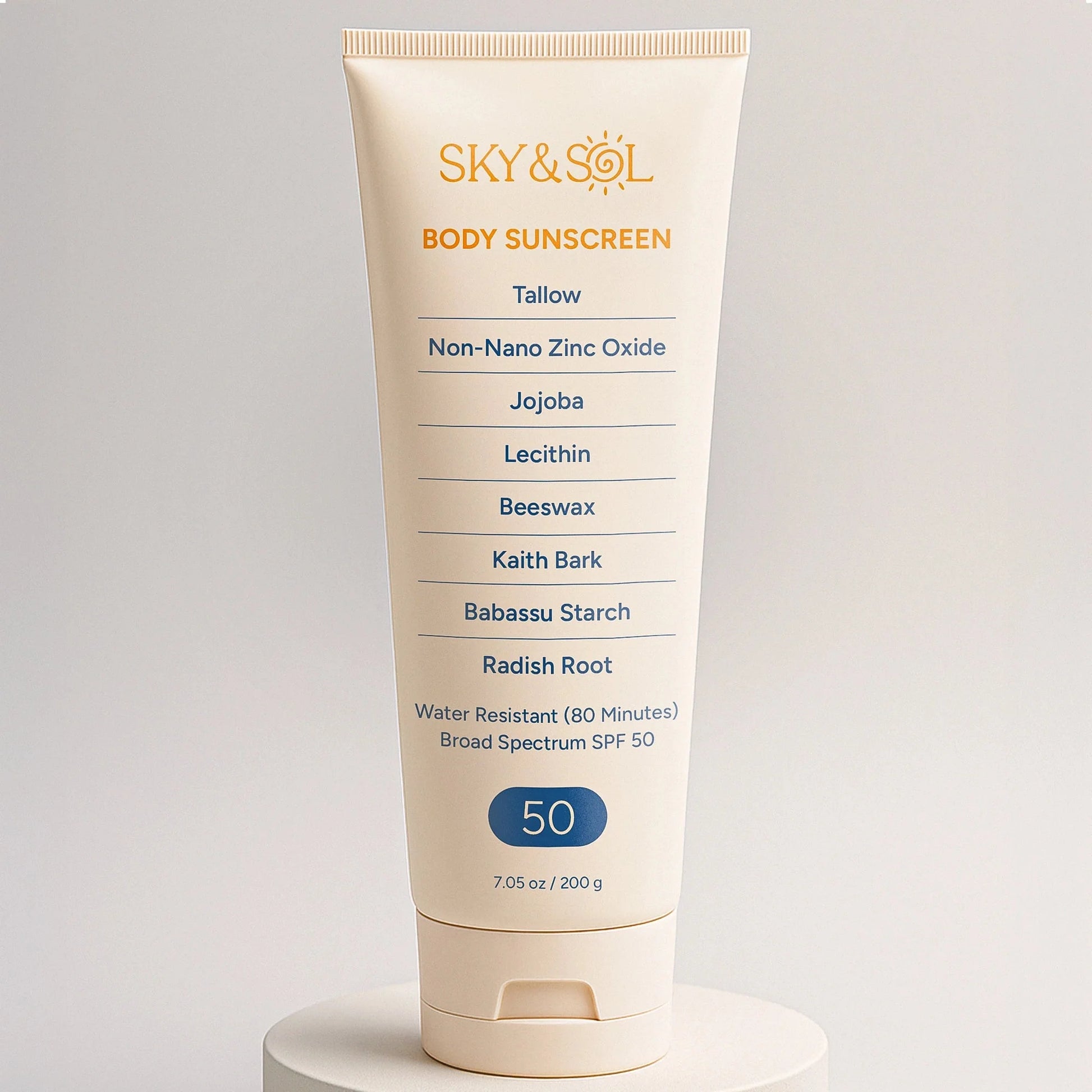 XL Sky and Sol Body Sunscreen SPF 50 (7.05 oz) - Tree of Life