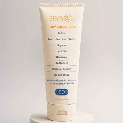 XL Sky and Sol Body Sunscreen SPF 50 (7.05 oz) - Tree of Life